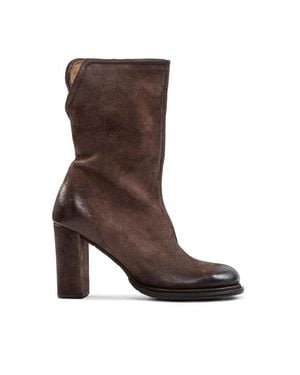 A.s.98 Tronchetto Lady Cerniera Trasversale Pelle Ebano - Marrone