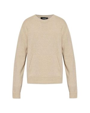 DSquared² Maglione Girocollo Chiaro - Bianco
