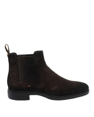 Santoni Stivaletti Chelsea Easy - Marrone