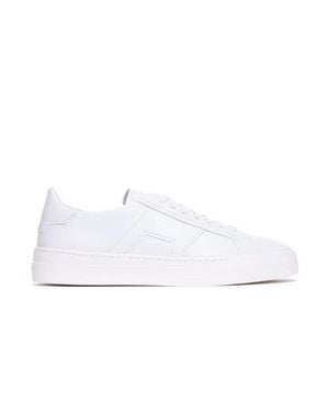Santoni Double Buckle Sneaker - Nero