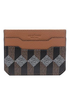 AU DEPART Portacarte Marrone