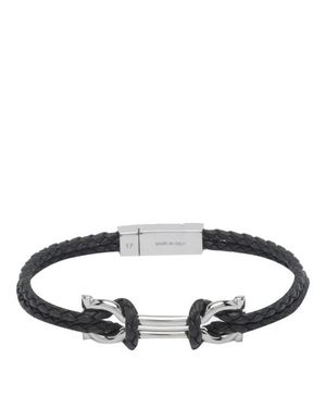 Ferragamo Bracciale Doppio Gancini - Marrone