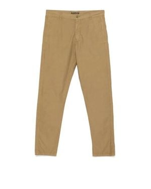 Aspesi Pantaloni Dritti Marrone Chiaro - Neutro