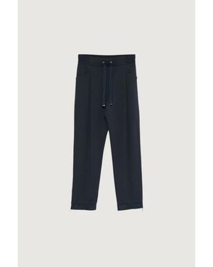 Herno Pantalone Jogger Blu Scuro