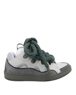 Lanvin Sneakers Basse Grigie - Verde
