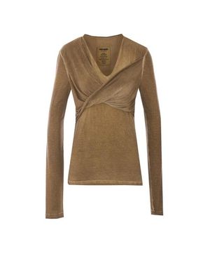 Uma Wang Top Con Scollo A V - Verde