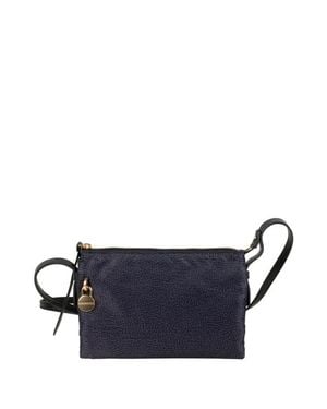 Borbonese Borsa Tracolla Donna Nero - Blu