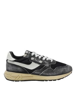 Autry Sneakers Reelwind Nere - Grigio