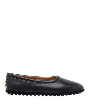 Tod's Gomma Legg. 04M Pant. Gommini Met - Nero