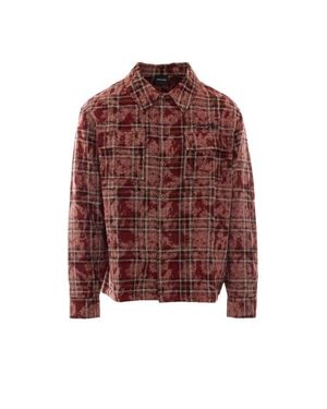 Daily Paper Camicia Rossa A Quadri - Rosso