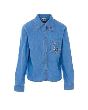 RIXO London Top - Blu