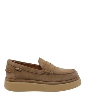 Tod's Gomma H30 17M Mocassino Lettering - Marrone