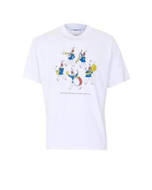 Edmmond Studios T-Shirt Bianca Brass Band - Bianco