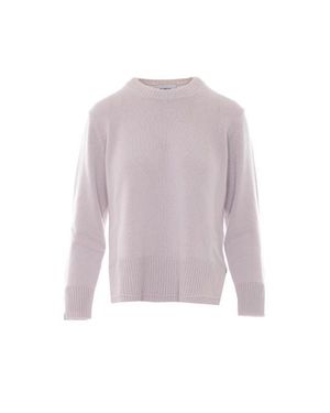 Alpha Studio Maglione Bianco - Viola