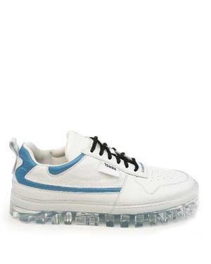 Rbrsl Bold Sneaker Bassa Uomo Bianca E Azzurra - Bianco