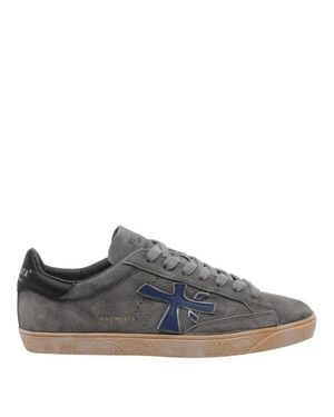 Premiata Sneakers Basse Steven Grigie - Grigio