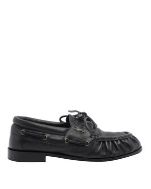 Saint Laurent Le Loafer Bateau - Nero