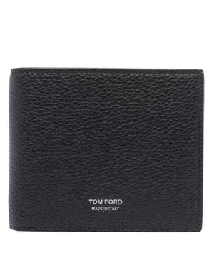Tom Ford Portafoglio A Due Ante - Nero