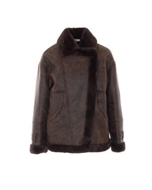 Liu Jo Giubbotto Aviator Marrone Scuro