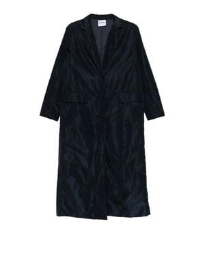 Aspesi Giaccone Cappotto Donna Lungo Blu