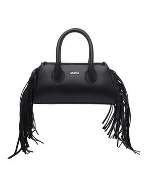 Amiri Borsa A Mano Fringe Honey Nera - Nero