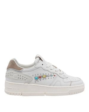 Date Sneakers Basse Bianche Torneo Pure Studs - Bianco