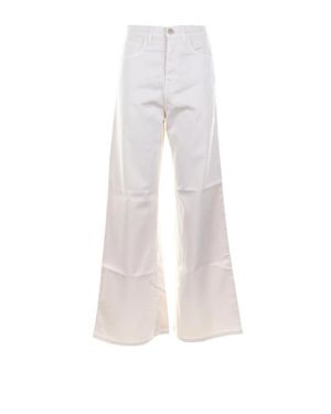 Re-hash Pantaloni Crema - Bianco