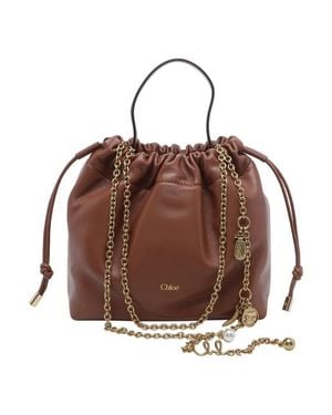 Chloé Borsa A Spalla Piccola Icons - Marrone