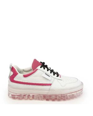Rbrsl Bold Sneaker Bassa Donna Bianca E Rosa - Bianco