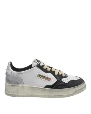 Autry Sneakers Bianche - Marrone
