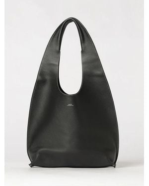 A.P.C. Borsa Shopper Le Neige - Nero