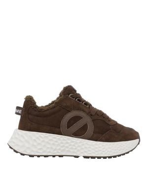 No Name Sneakers Marroni Con Suola Spessa - Marrone