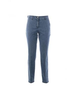 Jacob Cohen Jeans A Vita Alta - Blu