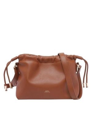 A.P.C. Borsa A Tracolla Mini Ninon Marrone