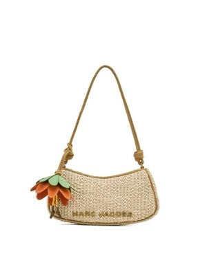 Marc Jacobs Borsa A Mezzaluna Crochet - Neutro