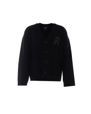 Represent Cardigan Nero Con Bottoni