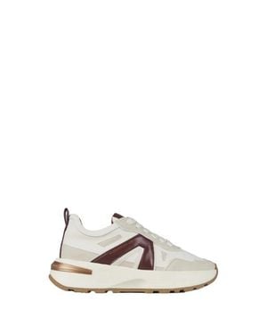 Alexander Smith Sneaker Liverpool Bianca Bordeaux - Bianco