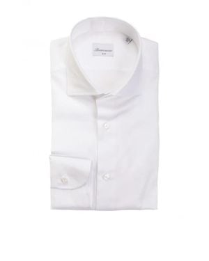 BRANCACCIO Camicia Bianca Slim Fit - Bianco