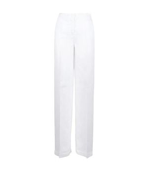 Via Masini 80 Pantaloni Ottico - Bianco