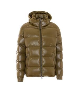 Herno Piumino Verde Oliva Con Cappuccio