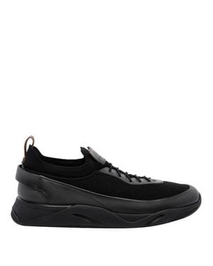 Santoni Sneakers Grigie - Nero