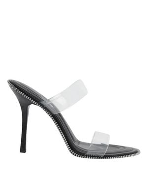 Alexander Wang Sandali Con Tacco Nova Neri - Grigio