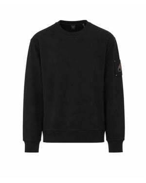 Moose Knuckles Felpa Nera Hartsfield - Nero