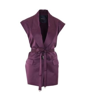 Pinko Blazer Smanicato Viola