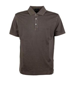 Fay T-Shirt E Polo Marrone Scuro - Grigio