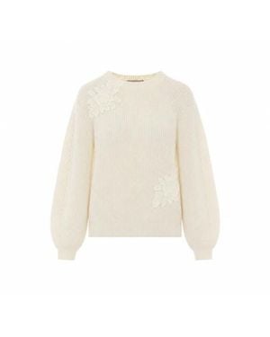 Twinset Maglia Girocollo Bianca - Bianco