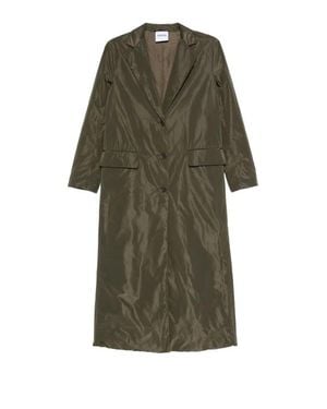 Aspesi Giaccone Cappotto Donna Lungo Militare - Verde