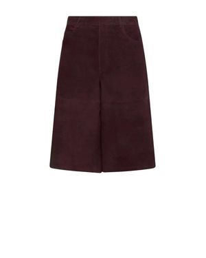 Marella Pantaloncini Bordeaux - Viola