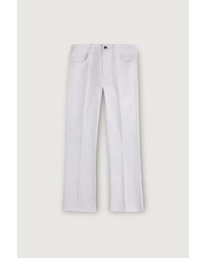 Fay Pantaloni Bianchi - Multicolore