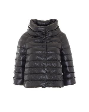Herno Giaccone Nero - Grigio
